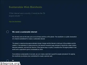 sustainablewebmanifesto.com