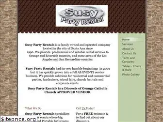 susypartyrentals.com