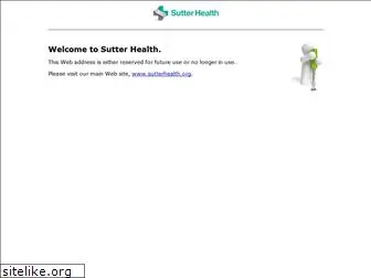 sutterhealthcare.com