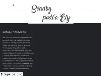 www.svadbypodlaely.sk