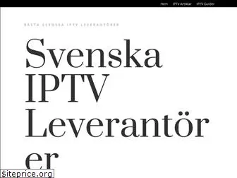svenska-iptv-leverantorer.com