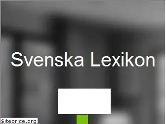 svenska-lexikon.se