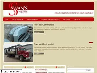 swansconcrete.com