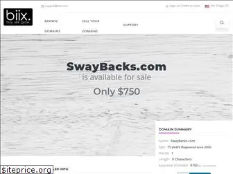 swaybacks.com