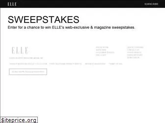 sweepstakes.elle.com