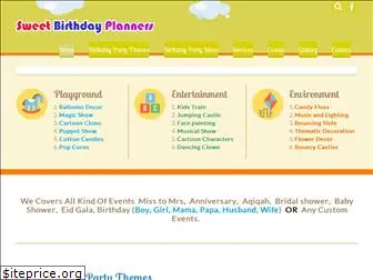 sweetbirthdayplanners.com