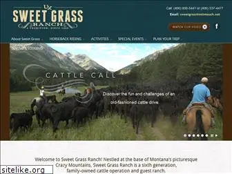 sweetgrassranch.com