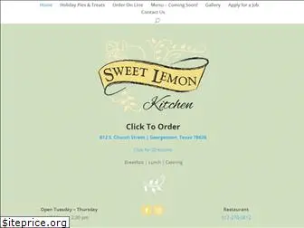 sweetlemonkitchen.com