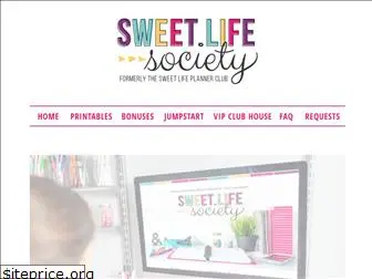 sweetlifeplannerclub.com
