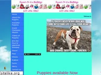 sweetnlobulldogs.com