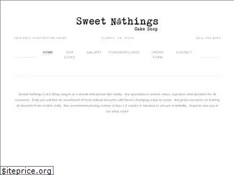 sweetnothingscakeshop.com