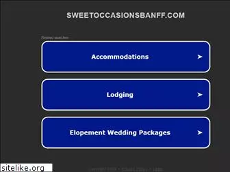 sweetoccasionsbanff.com