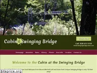 swingingbridgecabin.com