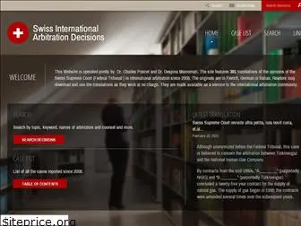 swissarbitrationdecisions.com