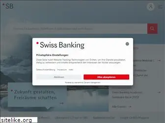swissbanking.com