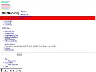 sxsw2009.sched.com