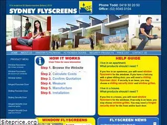 sydneyflyscreens.com