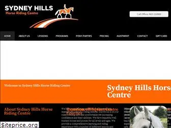 sydneyhillshorseriding.com