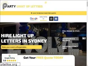 sydneylightupletters.com.au
