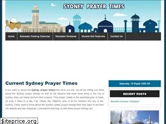 sydneyprayertimes.com