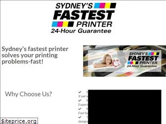 sydneysfastestprinter.com.au