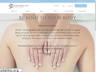 sydneyshiatsuclinic.com