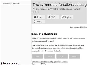 symmetricfunctions.com