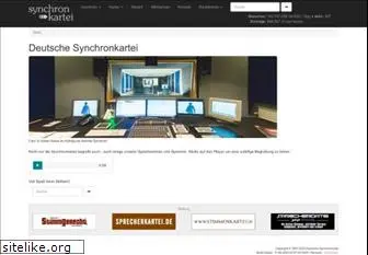 www.synchronkartei.de website price