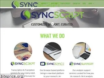 syncscripts.com