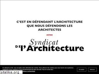 syndicatdelarchitecture.com