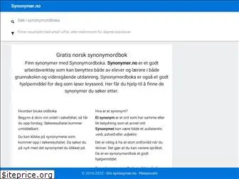synonymer.no