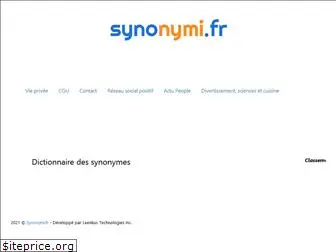 synonymi.fr