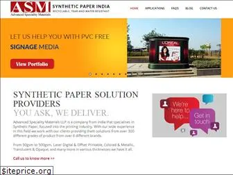 syntheticpaperindia.com