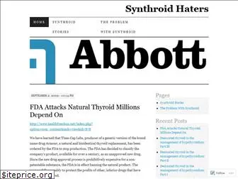 synthroidhaters.wordpress.com