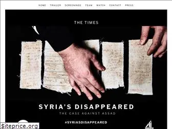 syriasdisappeared.com