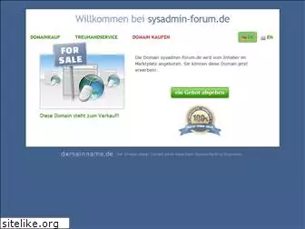 sysadmin-forum.de