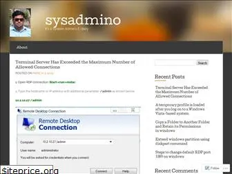 sysadmino.wordpress.com