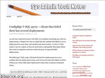 sysadmintechnotes.com