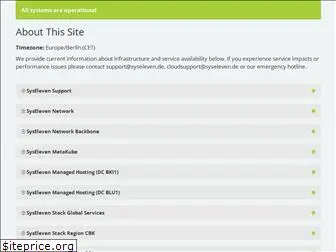 syseleven-status.net