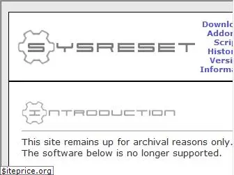 sysreset.com