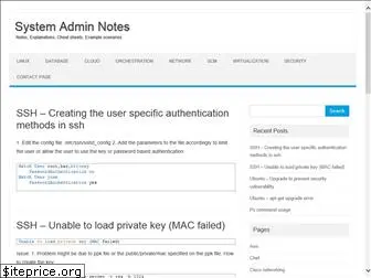 systemadminnotes.com