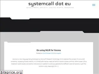 systemcall.eu