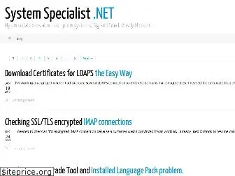 systemspecialist.net