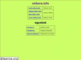 szikora.info