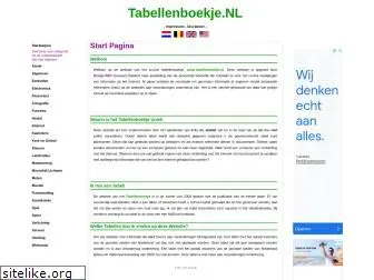 tabellenboekje.nl