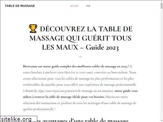 table-massage.fr
