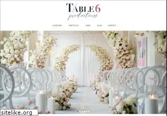 table6productions.com