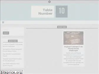 tablenumber10.com