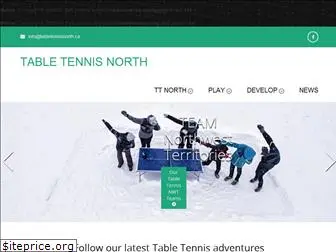 tabletennisnorth.ca