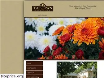 tabrownfuneralhome.com